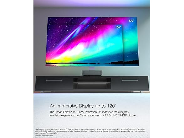 Epson EpiqVision Ultra LS500 Laser Ultra Short Throw Projector