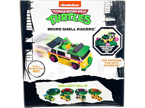 Teenage Mutant Ninja Turtles 3" Micro Shell Racers