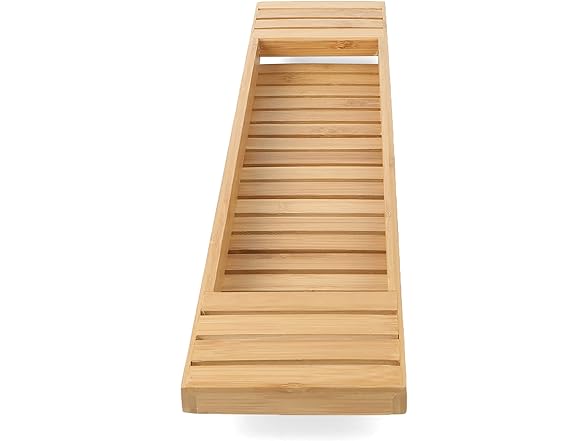 Mind Reader Bathtub Tray, Brown