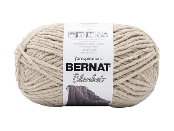 Yarn Blanket Almond