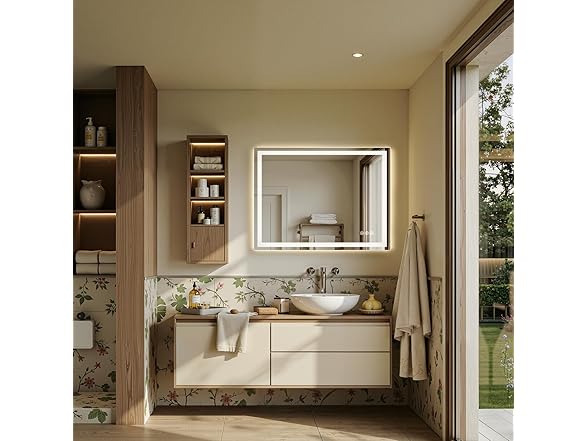 30x30 LED Bathroom Mirror