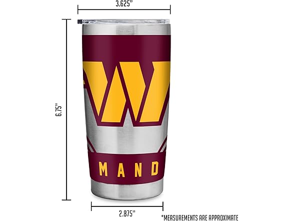 WASHINGTON COMMANDERS 20oz Tumbler