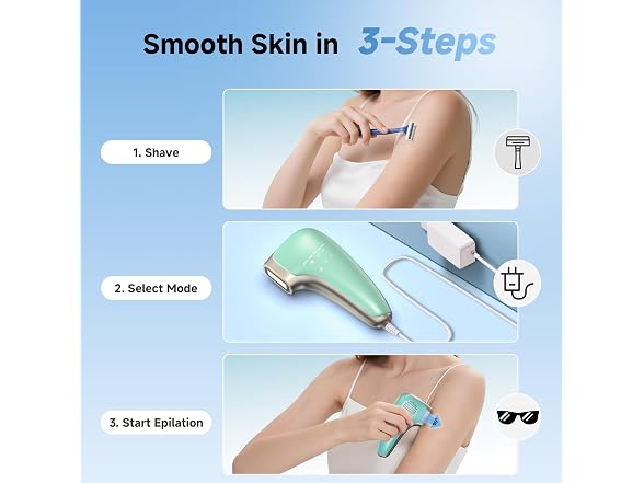 Sapphire Ice Cooling IPL Hair Removal