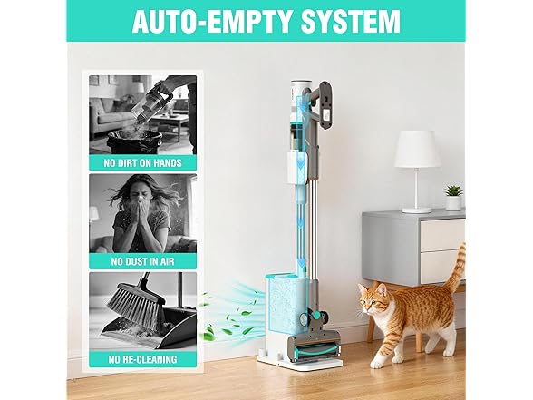 HAUSHOF Vacuum w/ Auto Empty Station