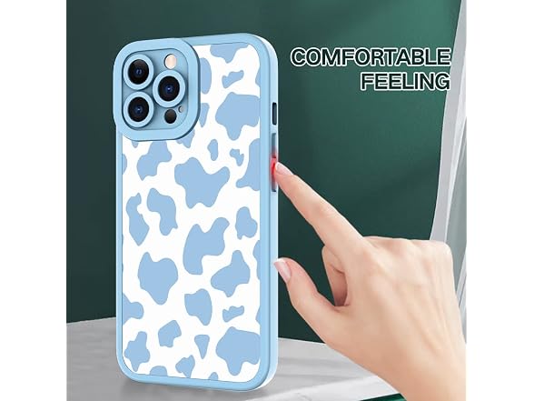ZIYE for iPhone 13 Pro Max Case Cow