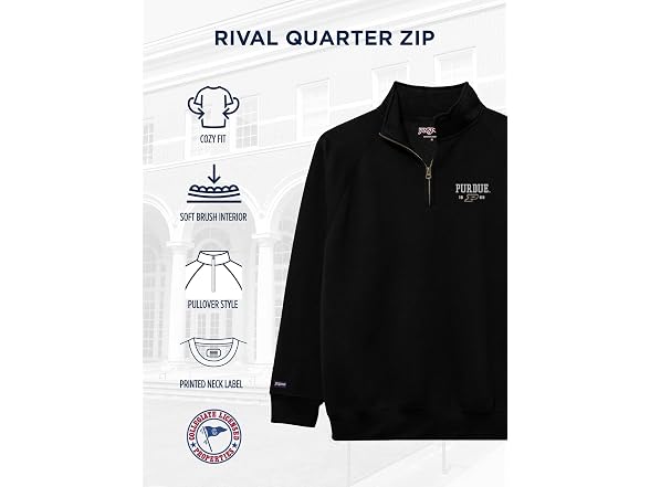 JanSport Unisex (L) NCAA Quarter Zip