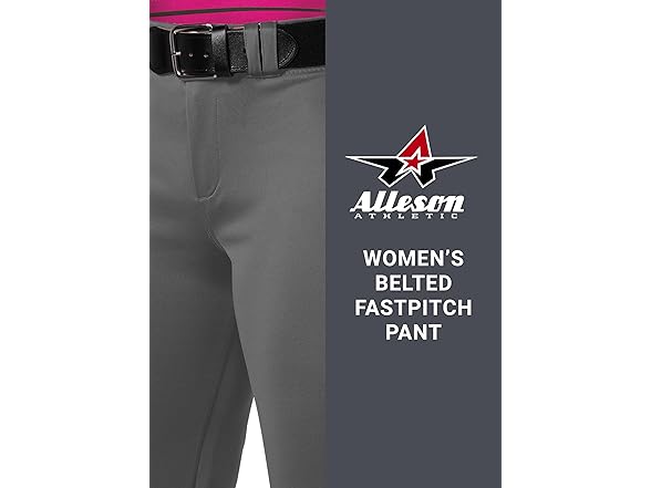 Alleson Women's Fastpitch Pant Char (M)