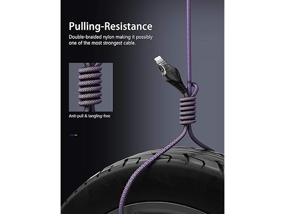 6.6ft Lightning iPhone Charging Cable