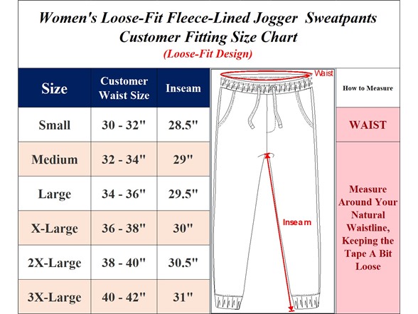 6Pk Womens Fleece Joggers w-Zip Pockets