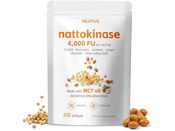 HILOTUX Nattokinase Supplement 4, 000 FU