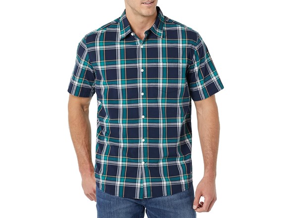 Navy/Green, Plaid