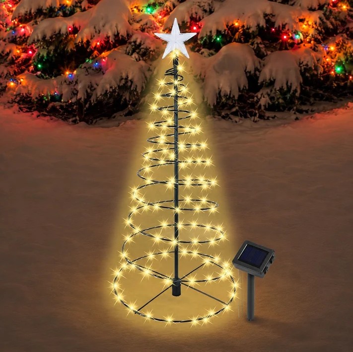 Hakol 19" Solar Outdoor Christmas Pathway Light - Gallery 5