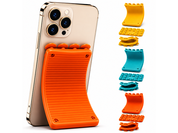 From top to bottom (Yellow, Blue, Orange)