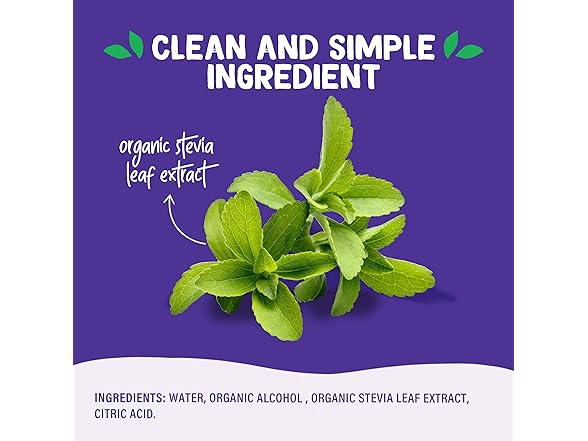 1CT Pyure Organic Liquid Stevia Extract Sweetener