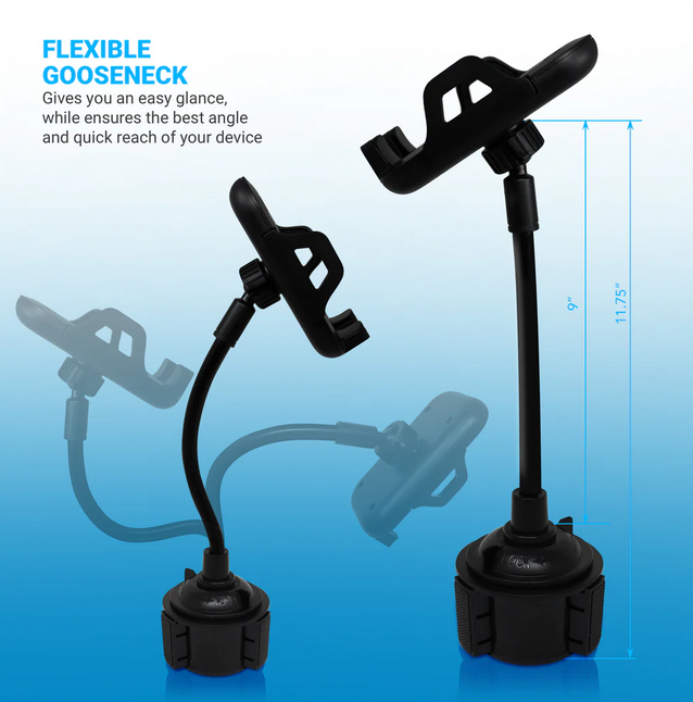 Aduro TT-CHPM-01 Premium Cup Holder Phone Mount - Gallery 10