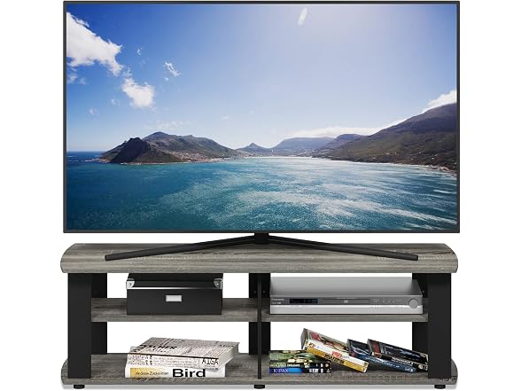 Furinno Nelly TV Stand 3-Tier French Oak