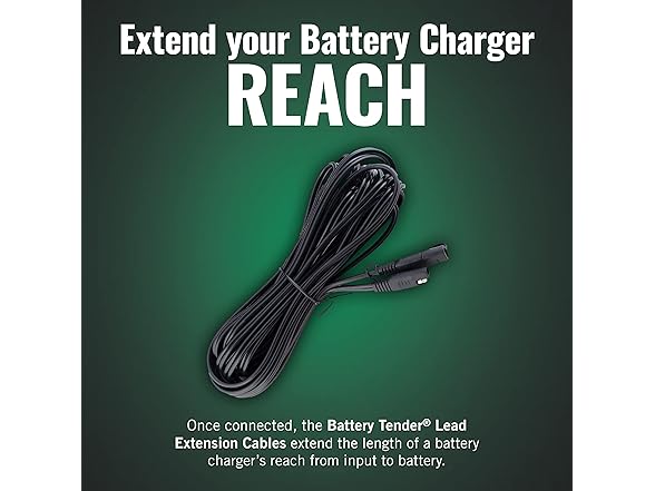 Battery Tender 12 Foot Extension SAE Cable - Designed