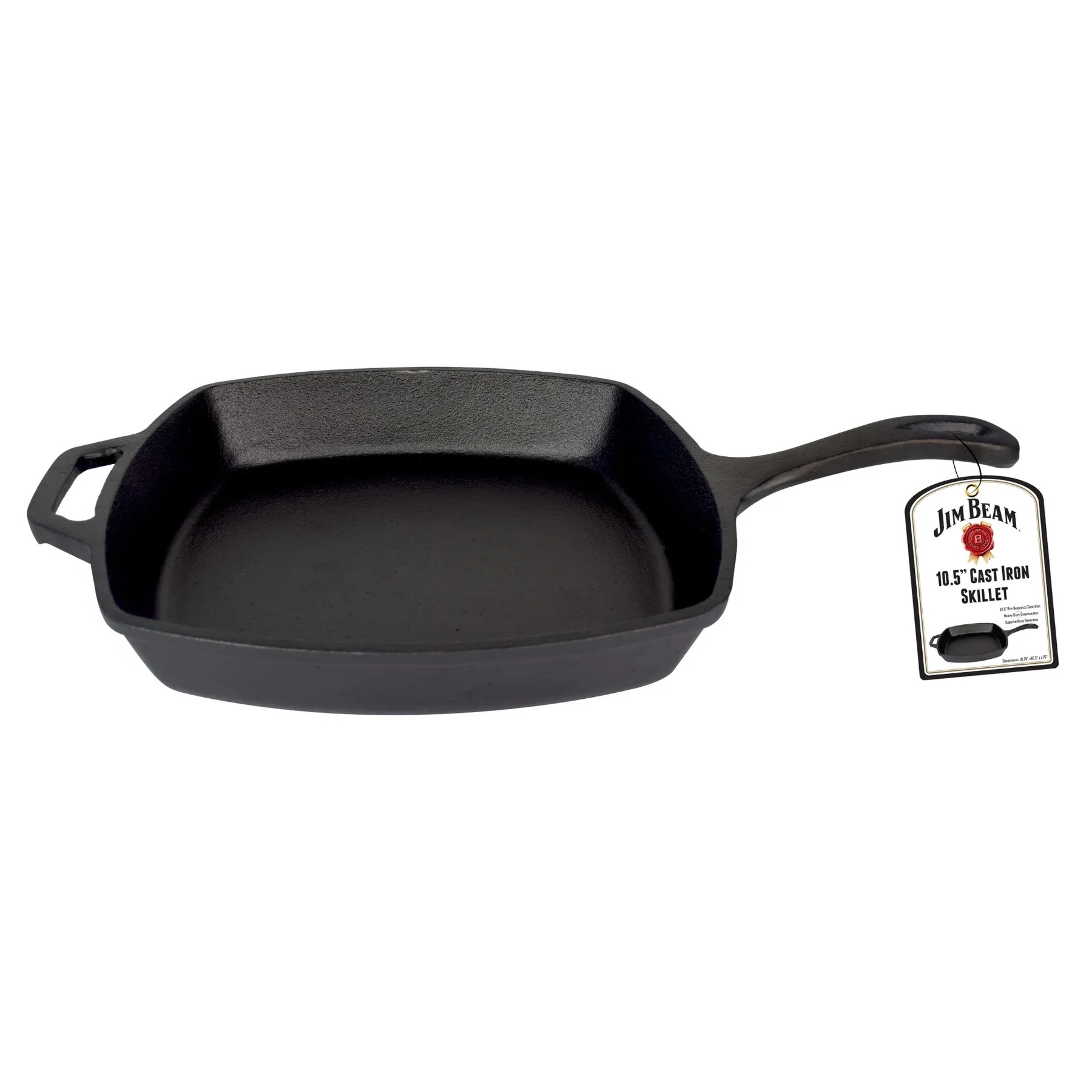 Jim Beam Cast Iron 10.5" Square Skillet - Gallery 9