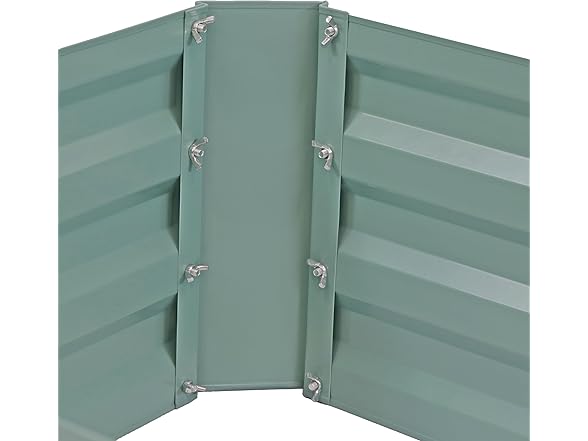 Sunnydaze Decor NPH-6501 Steel Garden Bed Green Green