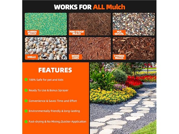 Shabebe Mulch Binder with Sprayer