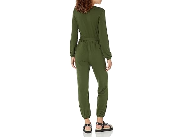 Amazon Essentials Women Knit Surplice Jumpsuit