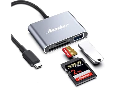 $4.99, Was $13.99, 64% Off! 3-in-1 USB-C SD Card Reader dealfomo