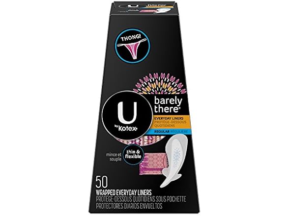 U by Kotex Thong Liners 50ct