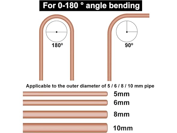 HFDGXCI GAR-85 4-in-1 Copper Tube Bender Tool