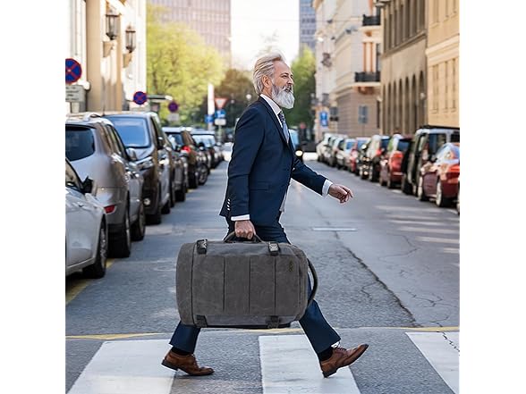 Black/Blue 40L Travel Backpack