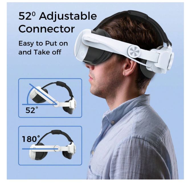 Alpha Digital Quest 3 Head Strap w/ 6,000mAh Battery - Gallery 11