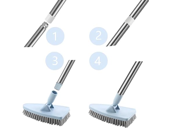 GeeRo Tile Floor Scrub Brush