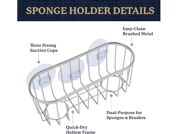 Farberware Metal Sponge Holder 