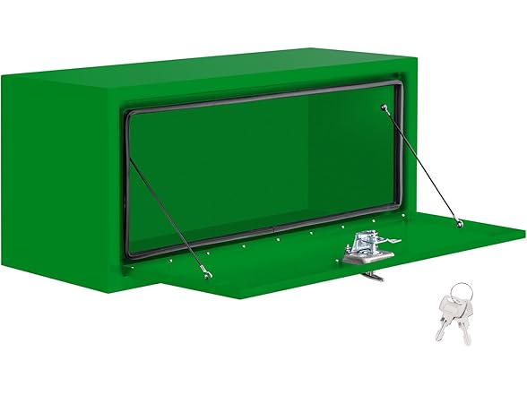 MOVECOM Steel Heavy Duty Truck Bed Tool Box  Green