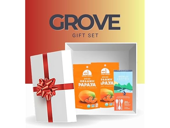 3 Item Set- Dried Papaya & Starch Spoons