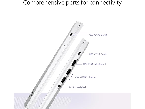 ASUS Chromebook Plus CX34 Laptop with Google AI