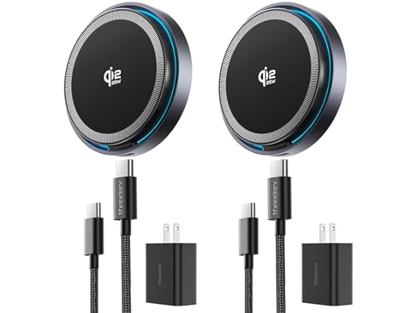 (2 Pack) THREEKEY for MagSafe Charger | Qi2 | 25W