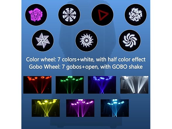 Moving mini spot 60W DMX DJ Projector