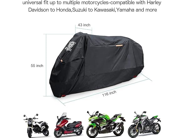 XYZCTEM Motorcycle Cover