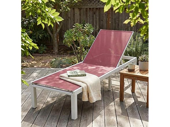 LeisureMod MLW-77 Marlin Chaise Lounge -Choose Color