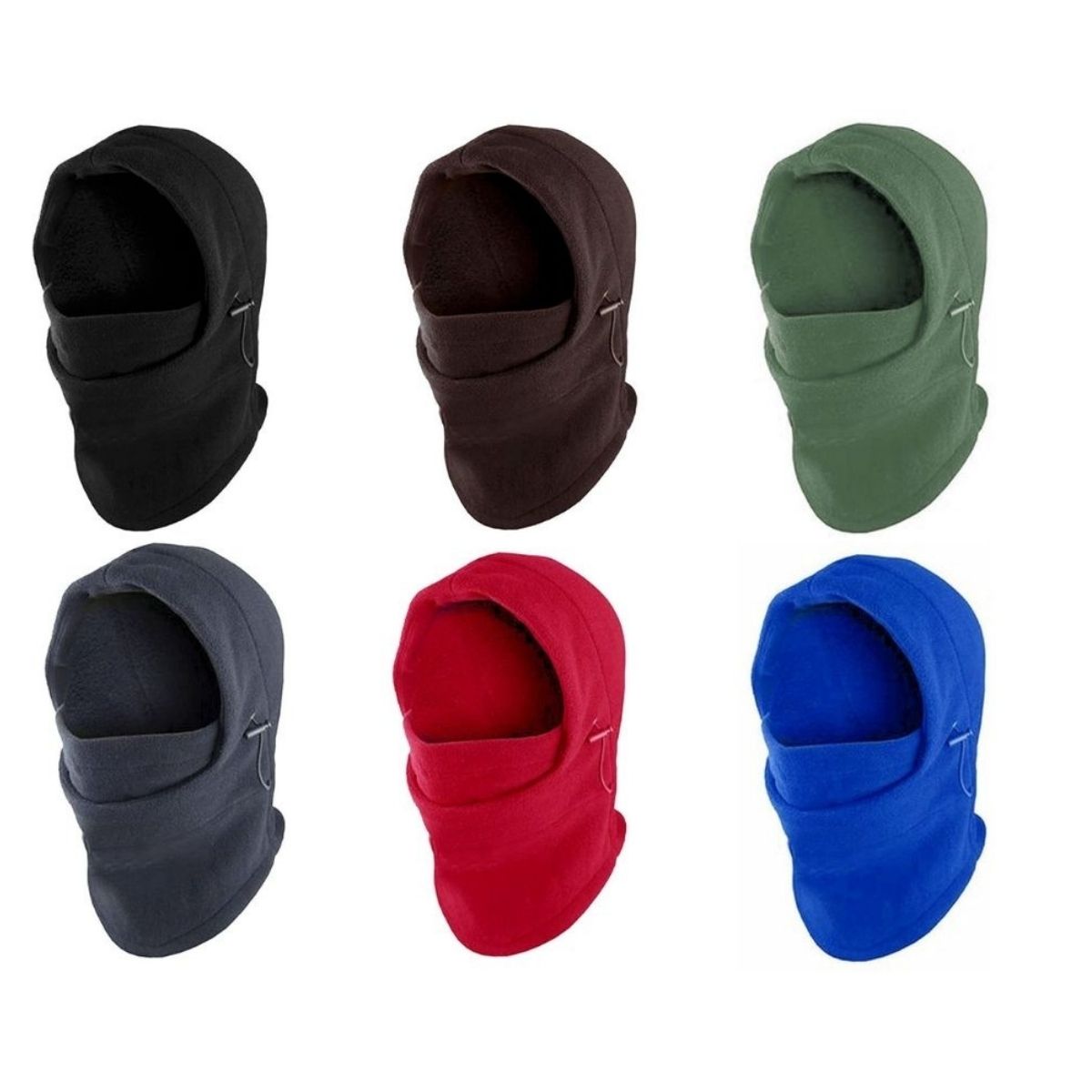 (3-Pack) Unisex Fleece Balaclava Winter Hat Mask - Gallery 4