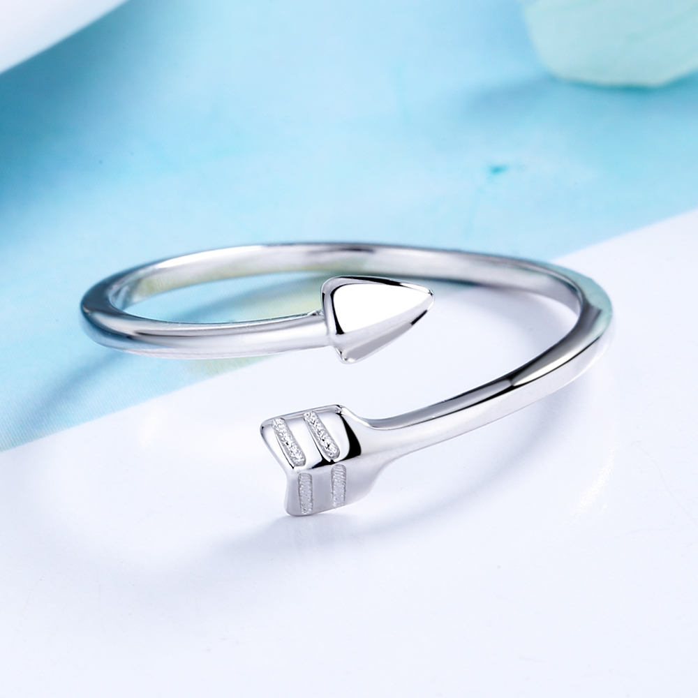 Sterling Silver Arrow Ring - Gallery 4