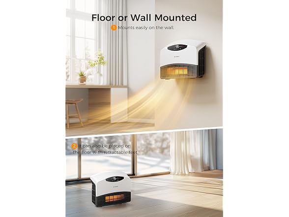 GiveBest Smart Wall Heater, 1500W Electric