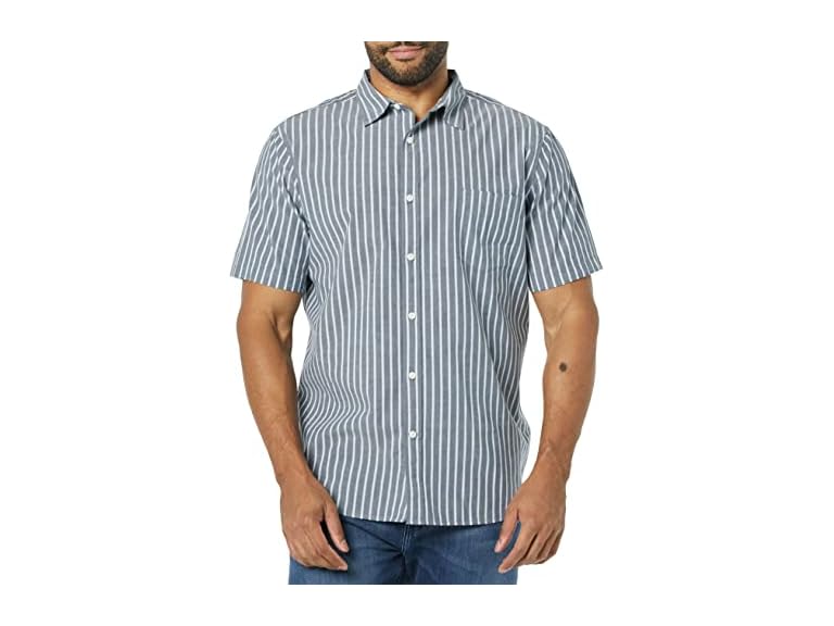 Navy White Stripe
