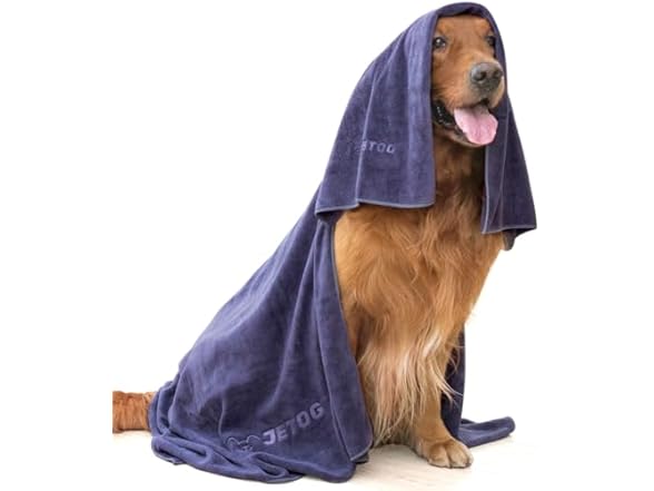JETOG 2-PCS Fast Drying Dog Towels