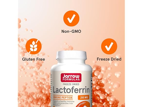 Jarrow Formulas Lactoferrin 250mg 30 Capsules
