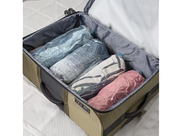 Honey-Can-Do 12-Pack Vinyl Zipper Storage Bags