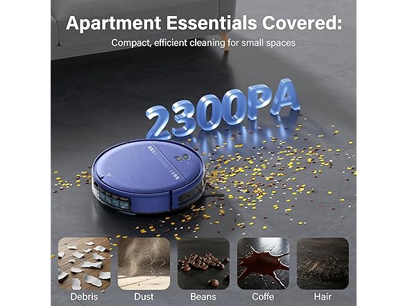 ZC WAS Robot Vacuum and Mop Combo