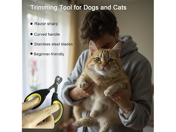 Cat Grooming Brush Kit, 4PCS Pet