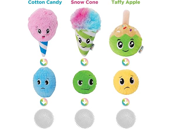 Outward Hound Sweet Shop 3-in-1 Dog Toy