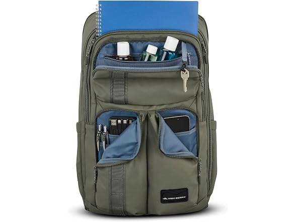 High Sierra Lineage Travel Backpack - Olive